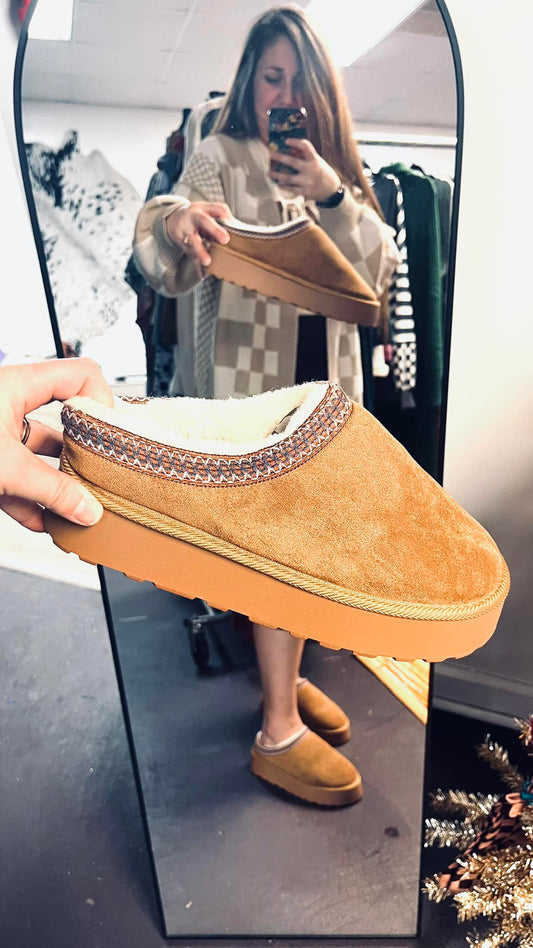 Tan Platform Slides