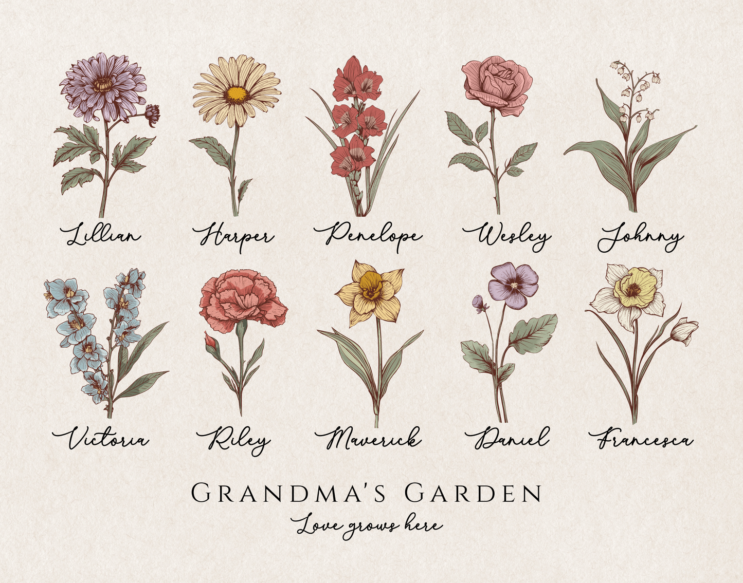 Preorder Garden Print
